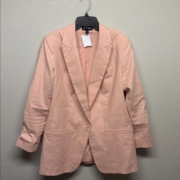 Express Light Pink Blazer Size Large - Picture 1 of 3